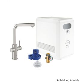 GROHE Blue Professional Starterkit L-Ausl. azb. BT/WIFI supersteel, 31326DC2