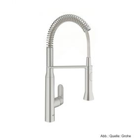 GROHE K7 Einhand-Spültischbatterie, DN15, Einlochmontage, supersteel 31379DC0