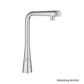 GROHE Zedra SmartControl SPT-Batterie L-Ausl. azb. Spülbr. supersteel
