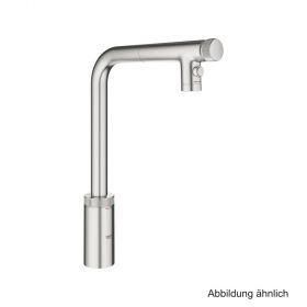 GROHE Minta SmartControl EH-SPT-Batterie azb. Laminarauslauf supersteel