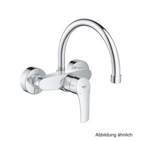 GROHE Eurosmart EH-Spültischbatterie Wandmontage Ausl. 244mm chrom, 32482003