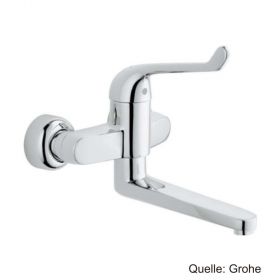 GROHE Euroeco Einhand-Spezial-Sicherheits-Waschtischbatterie, verchromt 32793000