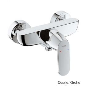 GROHE Eurosmart Cosmopolitan Brausebatterie, einstellbare Mengenbegrenzung,chrom