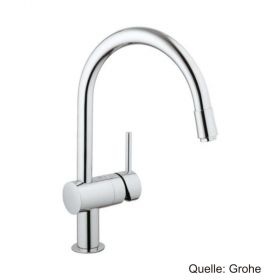 GROHE Minta EH-Spültischbatterie EcoJoy herausziehb. Mousseur chrom, 3291800E