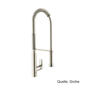 GROHE K7 Einhand-Spültischbatterie mit Profibrause, supersteel 32950DC0