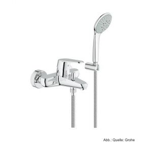 GROHE Eurodisc C Einhand-Wannenbatt. mit Brausegarnitur, verchromt 33395002