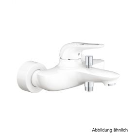 GROHE Eurostyle Einhand-Wannenbatterie Wandmontage moon white/chrom, 33591LS3