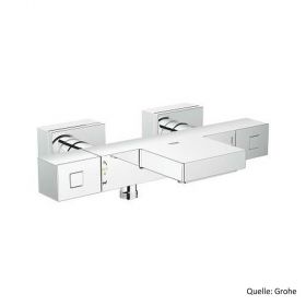 GROHE QUADRA Grohtherm Cube, Thermostat-Wannenbatterie, DN15, 1/2", chrom 34497000