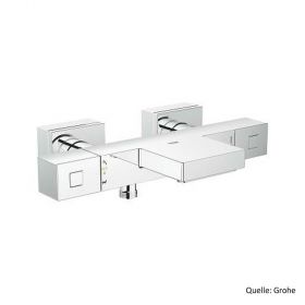 GROHE QUADRA Grohtherm Cube Thermostat-Wannenbatterie,DN15, 1/2", chrom 34497000