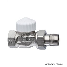 HEIMEIER Thermostat-Ventilunterteil V-exact II kurz, Durchg., DN15, vern.