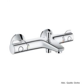GROHE Grohtherm 800 THM-Wannenbatterie Wandmontage eigensicher chrom, 34567000