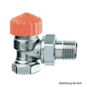 HEIMEIER Thermostat-Ventilunterteil Eclipse, Eckform, verkürzt, DN15