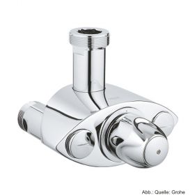 GROHE Grohtherm XL Thermostat-Batterie 1 1/4" ohne Anschlüsse,verchromt 35087000