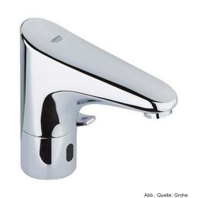 GROHE Europlus E Infrarot-WT-Elektronik mit Mischung Steckertrafo, chrom