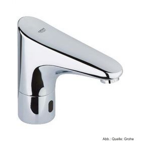GROHE Europlus E Infrarot-WT-Elektronik ohne Mischung Batterie 6V, chrom