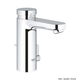 GROHE Eurosmart CT Selbstschluss-WT-Batt. mit Mischung Ablaufgrt. chrom