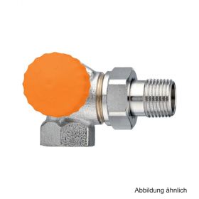 HEIMEIER Thermostat-Ventilunterteil Eclipse, Winkeleck/ links, DN10 (3/8")