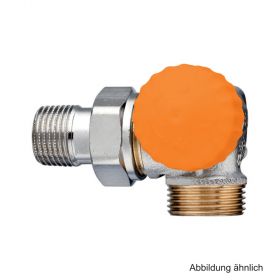 HEIMEIER Thermostat-Ventilunterteil Eclipse, Winkeleck/ rechts, DN15, AG G3/4"