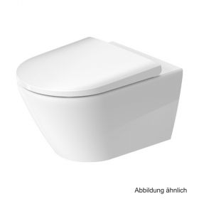  Duravit D-Neo Wand-Tiefspül-WC-Set Rimless 540 mm, Weiß, 45770900A1