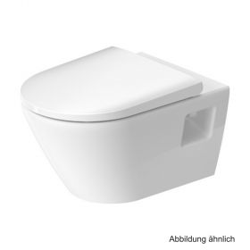 Duravit D-Neo Wand-Tiefspül-WC-Set Rimless 540 mm, Weiß, 45780900A1