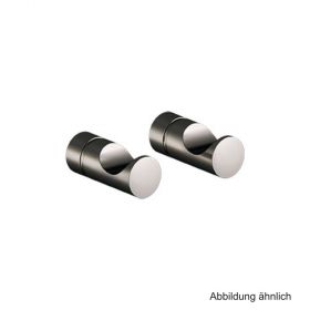 Damixa Silhouet Haken, 2er-Set, Farbe "Graphitgrau", 4830655
