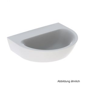 Geberit Waschtisch Renova 55 x 45 cm, ohne Hahnloch&Überlauf, weiß, 500598011
