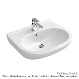 Villeroy & Boch O.novo Waschtisch 550 x 450 mm, weiß Ceramicplus, 516055R1