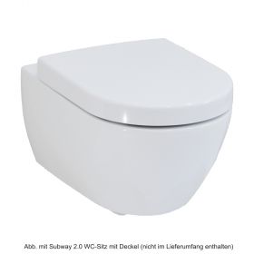 Villeroy & Boch Subway 2.0 Wand-Tiefspül-WC, spülrandlos DirectFlush, weiß Ceramicplus, 5614R0R1