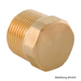 Geberit PushFit Stopfen mit Außengewinde 1", Messing