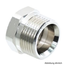 Geberit Übergang Eurokonus 3/4", mit Innengewinde M22 x 1,5 mm, vernickelt