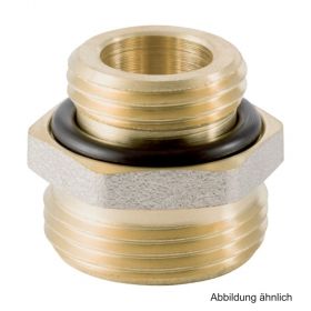 Geberit Übergang Eurokonus, mit Außengewinde 3/4" x 3/4", vernickelt