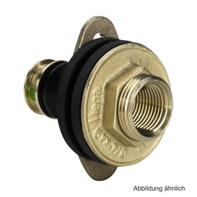 Viega Raxofix 5332.31, Wanddurchführung Rotguss, gerade,16mmx1/2"IGx3/4"Gx30 mm