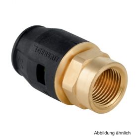 Geberit PushFit Übergang mit IG, 25 mm x 3/4", Messing