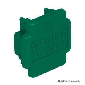 BIS Kunststoffendstopfen für Schiene WM35 (38x40 mm)
