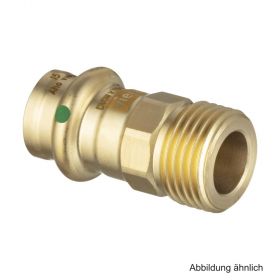 Viega Sanpress Übergangsstück, Modell 2211.4, 15 mm x G 1/2"