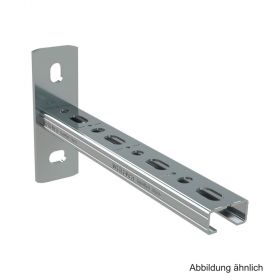 BIS RapidRail Wandkonsole mit Schnittmarkierungen, 30x15mm, L: 300mm