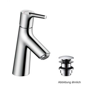 Hansgrohe Talis S Einhebel-Waschtischmischer 80 mit Push-Open Ablaufgarnitur