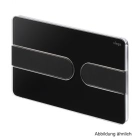 Viega WC-Betätigungsp. Visign for Style 23 Acryl tiefschwarz/tiefschwarzmatt