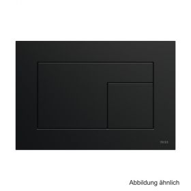 TECE Betätigungsplatte TECEvelvet für Zweimengentechnik, Nero Ingo / Schwarz
