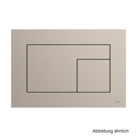 TECE Betätigungsplatte TECEvelvet f. Zweimengentechnik, Beige Arizona/ Greige