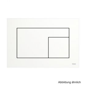 TECE Betätigungsplatte TECEvelvet für Zweimengentechnik, Bianco Kos / Weiß