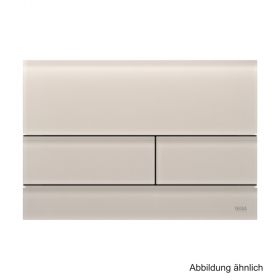 TECE Betätigungsplatte TECEsquare II 2-Mengentechn., Glas sandbeige satiniert