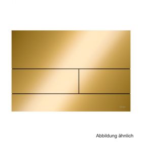 TECE Betätigung. TECEsquare II Metall Polished Gold Optic/Gold Optik glänzend