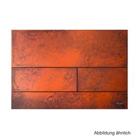 TECE Betätigungsplatte TECEsquare II Metall 2-Mengentechnik, Rusted steel