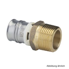 Alpex Übergang mit Außengewinde Messing, 32 mm x R 1 1/4"