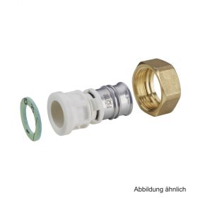 Alpex Übergangsverschraubung PPSU flachdichtend, 16 mm x G 1/2"