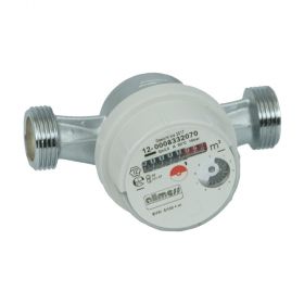 Allmess Aufputz-Wasserzähler Universal EVW 3/80-V TU6 +m,(warm bis 90°C),3/4"AG