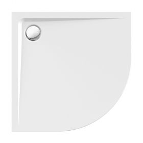 Viertelkreisduschwanne Arenal R 90x90x2,5 cm R 55, weiß