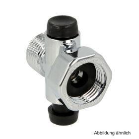 Duschstop 1/2" KS  zum Anschluss zwischen Brause und Schlauch, verchromt