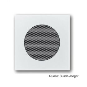 Busch-Jaeger Zentralscheibe für Lautsprecher-Einsatz, davos/studioweiß 8253-84